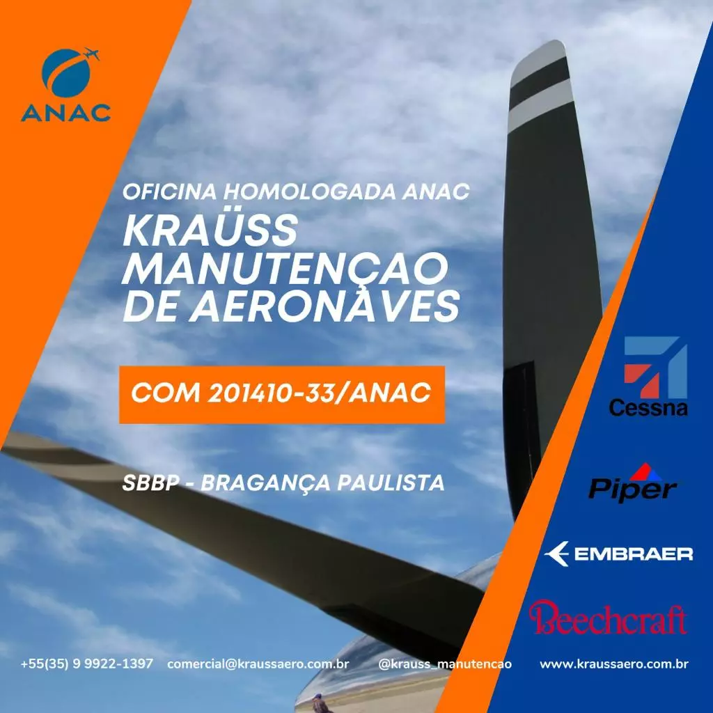 KRAÜSS AERONÁUTICA MANUTENÇÃO DE AERONAVES - COM 201410-33/ANAC